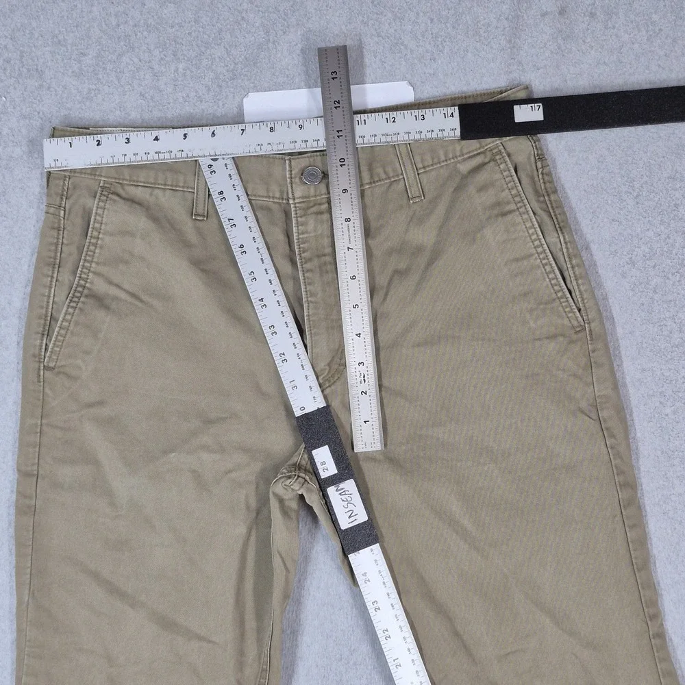 Levi's 511 Men Pants 34X30 Olive Green Slim Chino Twill 28
